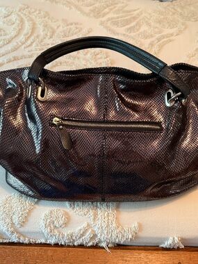 Marni Black Metallic Slouchy handbag